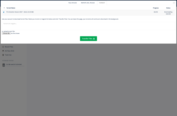User View Torrent Progress